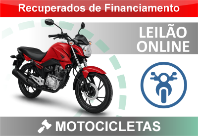<center><big><b>LEILÃO de MOTOCICLETAS</b></center> <center></big>Recuperados de Financiamento<br>Bradesco </center>